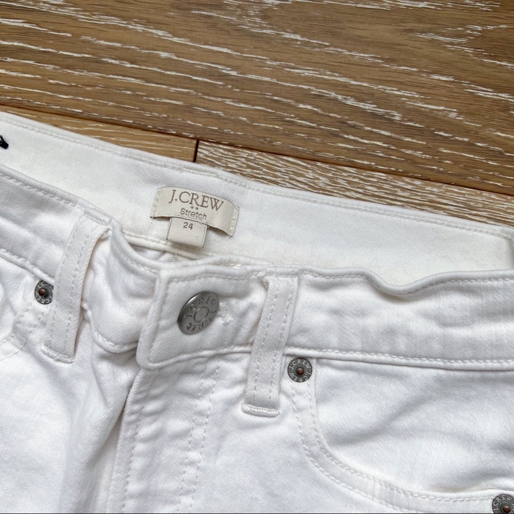 J Crew Factory White Skinny Jeans sz. 24 - Picture 2 of 3